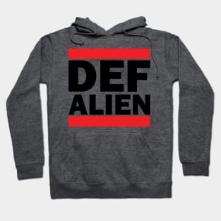 DEF ALIEN DMC (Def Alien RMX Series) black Hoodie